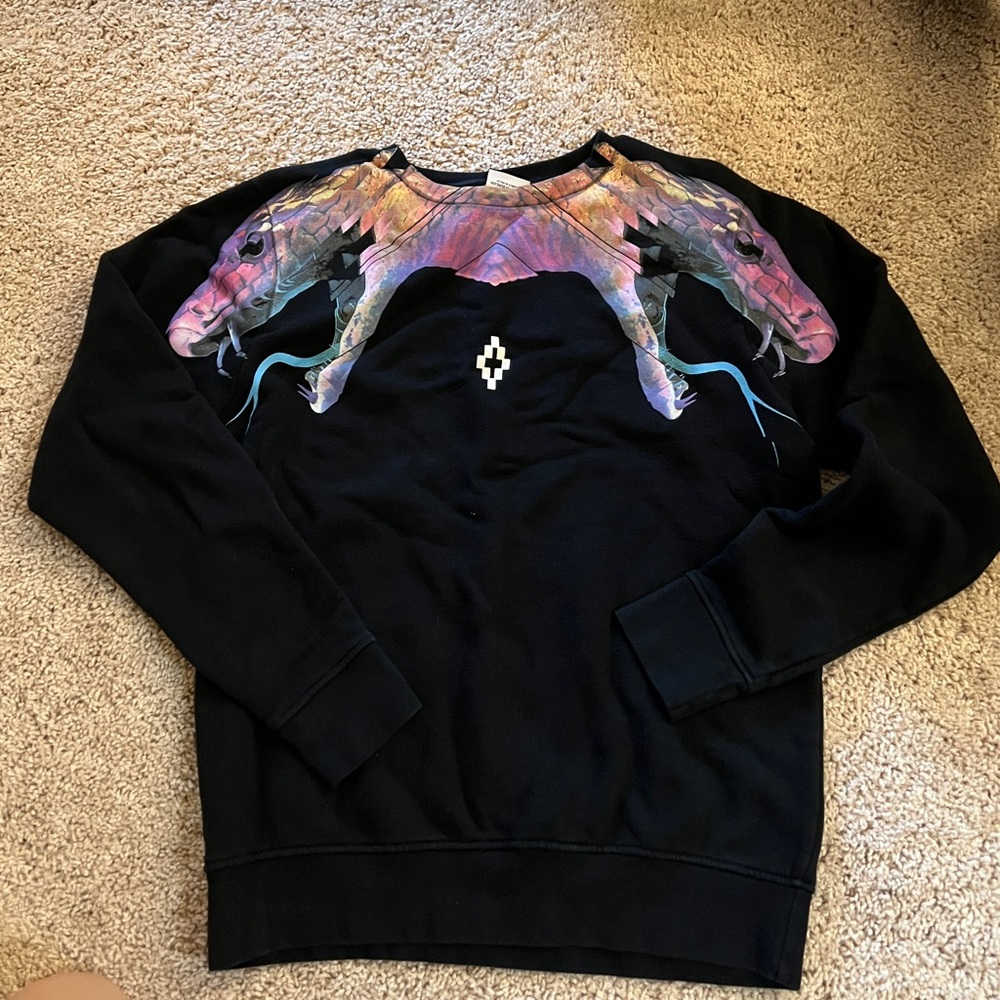 MB Marcelo Burlon iconic edition in black long sleeves sweater